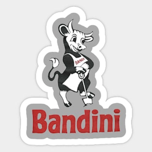 IN DEEP BANDINI: Bull Shirt Retro Repro Sticker